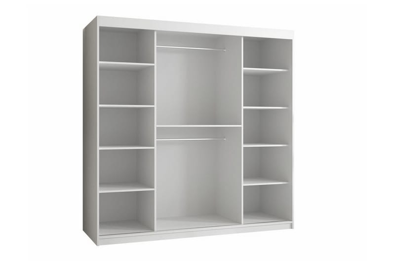 Dunvegan Garderob 180x200 cm - Vit - Möbler - Barnmöbler - Förvaring barnrum - Skåp barnrum
