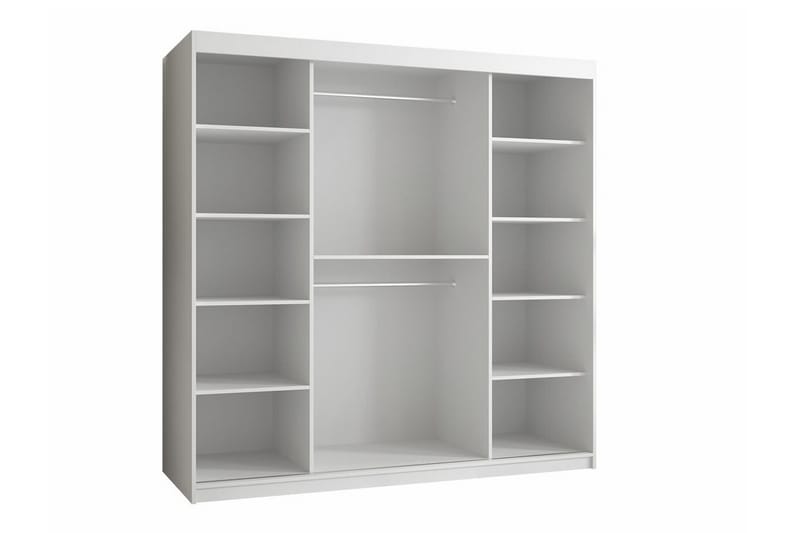 Dunvegan Garderob 180x200 cm - Vit - Möbler - Barnmöbler - Förvaring barnrum - Skåp barnrum