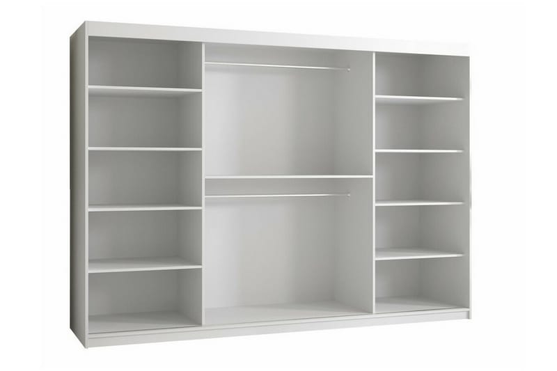 Dunvegan Garderob 250x200 cm - Svart - Möbler - Barnmöbler - Förvaring barnrum - Skåp barnrum