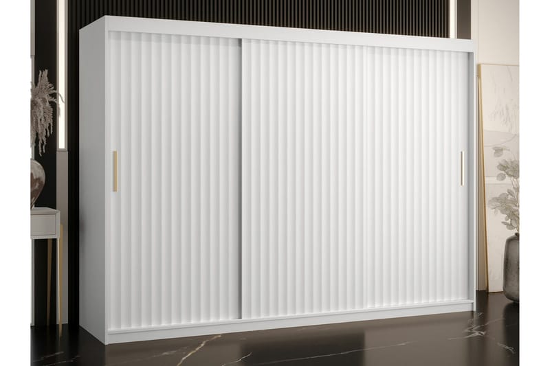 Dunvegan Garderob 250x200 cm - Vit - Möbler - Barnmöbler - Förvaring barnrum - Skåp barnrum