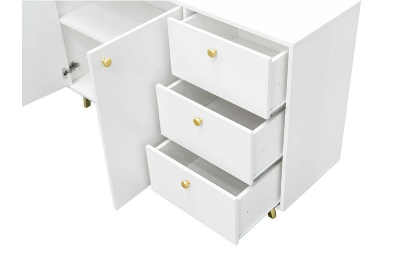 Emyvale Barnskåp 138x86 cm - Svart - Möbler - Barnmöbler - Förvaring barnrum - Skåp barnrum