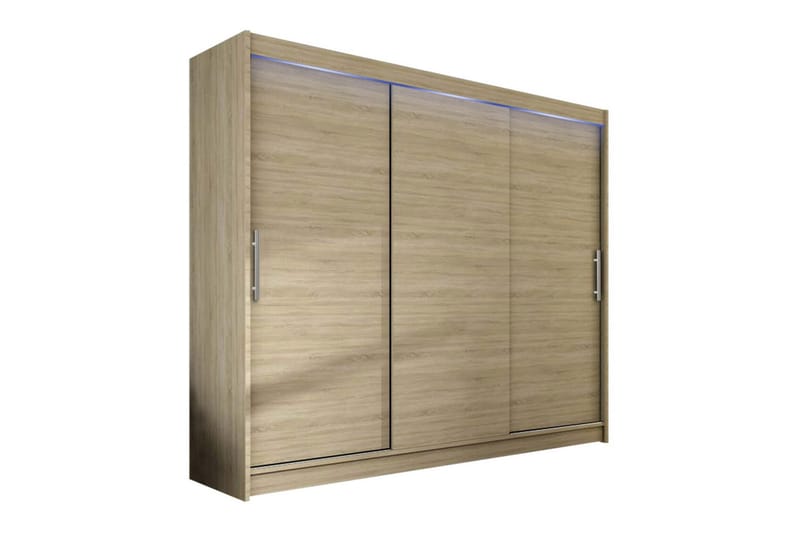 Glenmore Barnskåp 250x215 cm - Brun - Möbler - Barnmöbler - Förvaring barnrum - Skåp barnrum