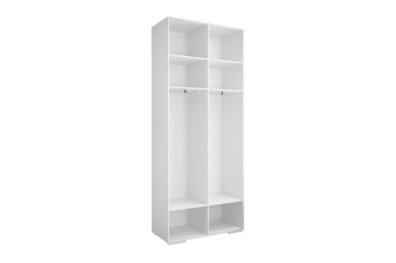 Greencastle Barnskåp 100x237 cm - Vit - Möbler - Barnmöbler - Förvaring barnrum - Skåp barnrum
