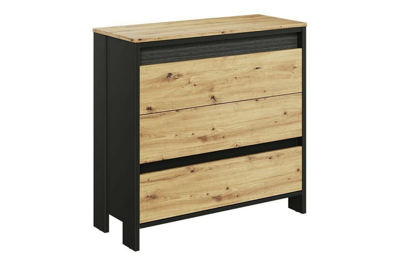 Rathmore Barnskåp 92x89 cm - Svart - Möbler - Barnmöbler - Förvaring barnrum - Skåp barnrum