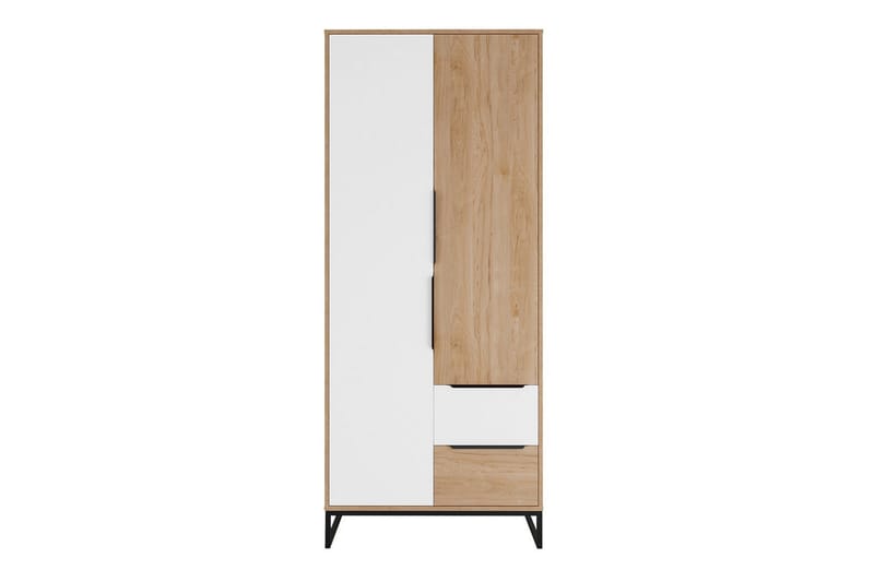 Staffin Barnskåp 80x190 cm - Vit - Möbler - Barnmöbler - Förvaring barnrum - Skåp barnrum