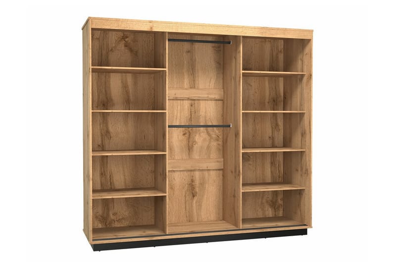 Strathy Barnskåp 240x224 cm - Svart - Möbler - Barnmöbler - Förvaring barnrum - Skåp barnrum