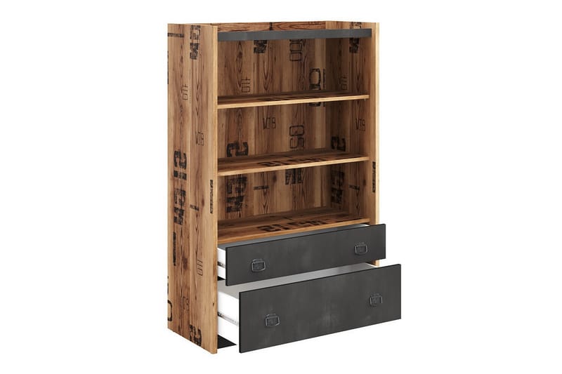 Rathmore Barnhylla 90 cm - Grå - Möbler - Barnmöbler - Förvaring barnrum - Hylla barnrum - Bokhylla barn & boklåda