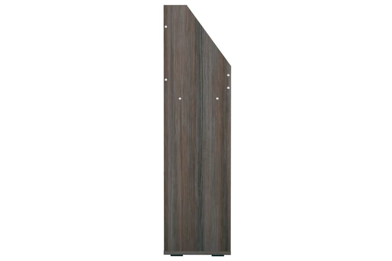 Tidningsställ för barn grå och sonoma-ek 71x30x114 cm spånsk - Grå - Möbler - Barnmöbler - Förvaring barnrum - Hylla barnrum - Bokhylla barn & boklåda