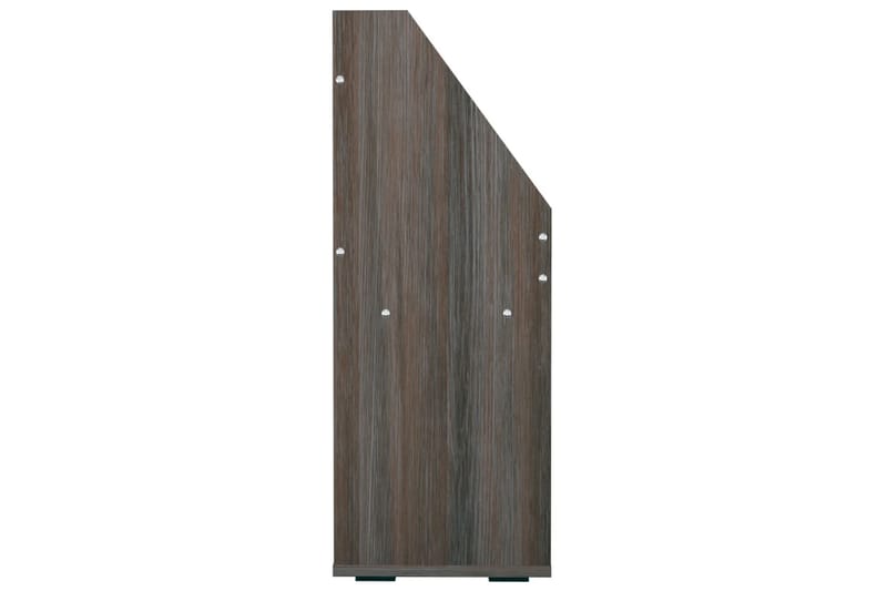 Tidningsställ för barn grå och sonoma-ek 71x30x78,5cm spånsk - Grå - Möbler - Barnmöbler - Förvaring barnrum - Hylla barnrum - Bokhylla barn & boklåda