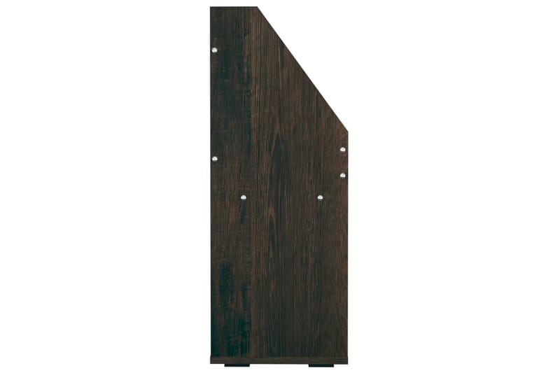 Tidningsställ för barn rökig ek 71x30x78,5 cm spånskiva - Brun - Möbler - Barnmöbler - Förvaring barnrum - Hylla barnrum - Bokhylla barn & boklåda