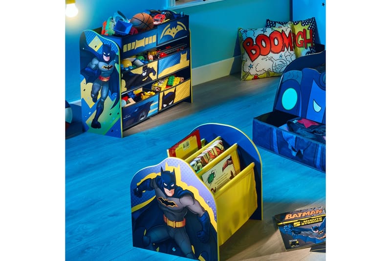 Batman Leksakslåda Blå/Gul - Leksakslåda