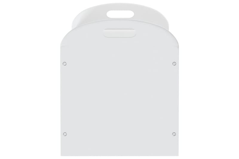Förvaringsbänk barn vit 60x40x46,5 cm MDF - Vit - Leksakslåda