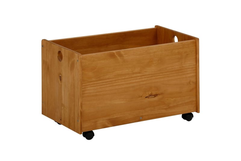 Leksakslåda/Skrin Alpi 68x39x43 cm, Grå - 68x39x43 cm, Grå - Möbler - Barnmöbler - Förvaring barnrum - Leksaksförvaring - Leksakslåda