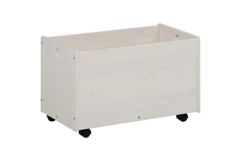 Leksakslåda/Skrin Alpi 68x39x43 cm, Vit - 68x39x43 cm, Vit - Möbler - Barnmöbler - Förvaring barnrum - Leksaksförvaring - Leksakslåda