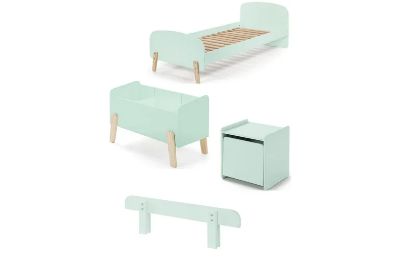 Kiddy Möbelset för Barnrum - Mint - Möbler - Barnmöbler - Barnmöbelset