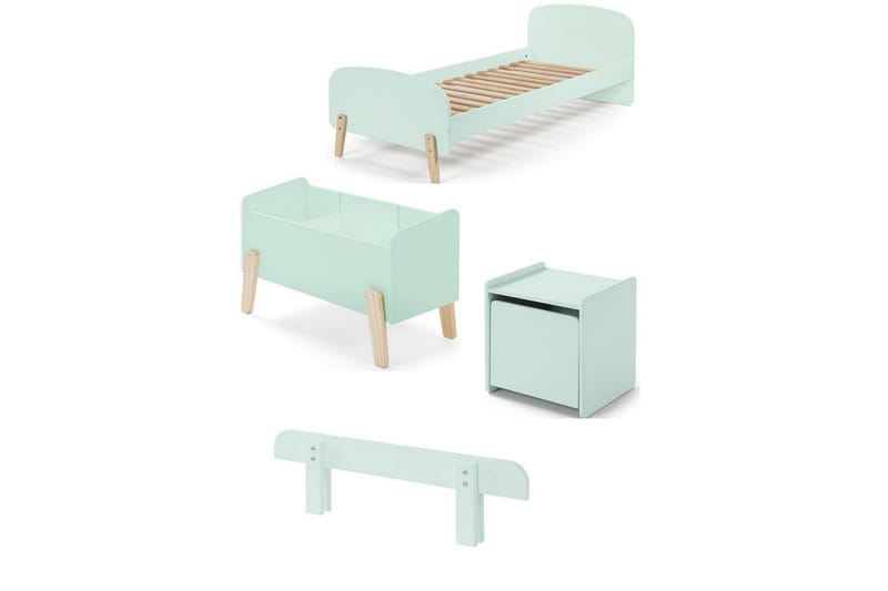 Kiddy Möbelset för Barnrum - Mint - Möbler - Barnmöbler - Barnmöbelset