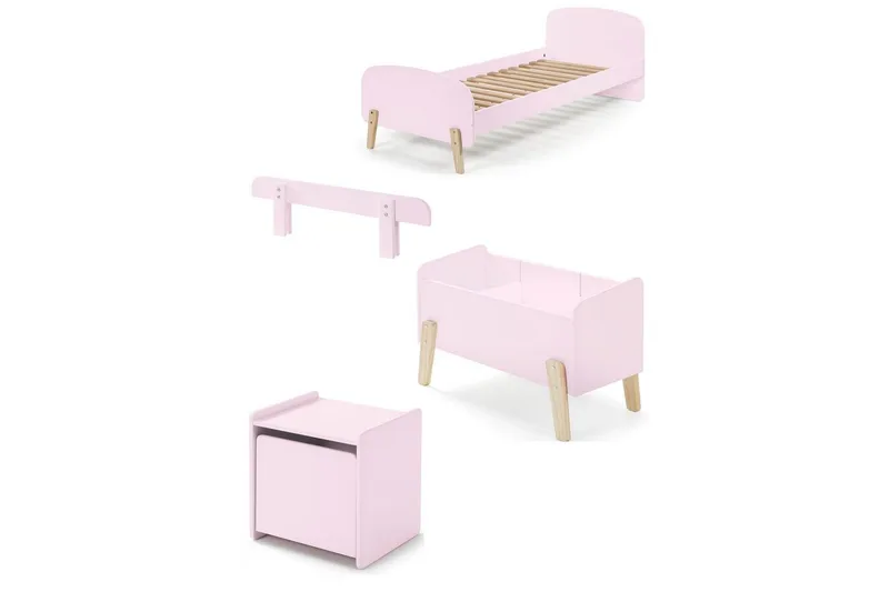 Kiddy Möbelset för Barnrum, Rosa