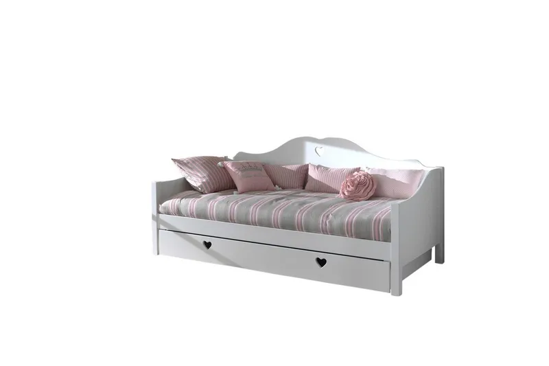 Loftsäng med Låda Amori 90 x 200 cm White, undefined