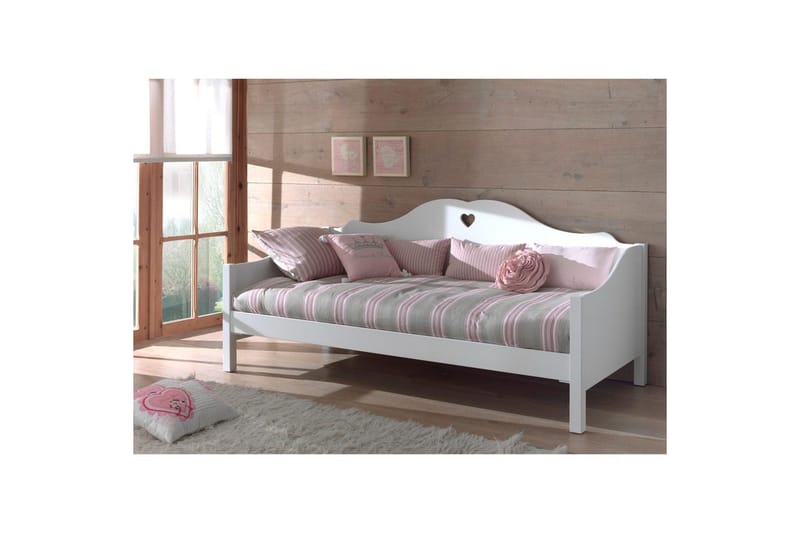 Loftsäng med Låda Amori 90 x 200 cm White - Möbler - Barnmöbler - Barnsäng & juniorsäng