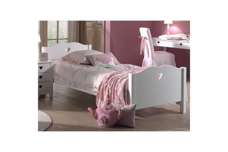 Säng med låda Amori 90 x 200 cm White - Möbler - Barnmöbler - Barnsäng & juniorsäng