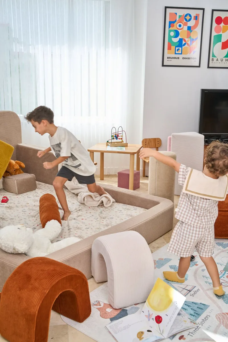 Selnor Barnsäng 115x90x210 cm - Beige - Möbler - Barnmöbler - Barnsäng & juniorsäng