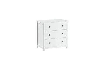 Amori Skötbordsbyrå 90x76 cm - Vit - Möbler - Barnmöbler - Skötbord - Skötbord byrå