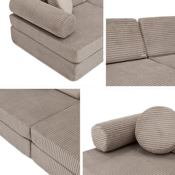 Tharosin 2-sits Barnsoffa - brun - Möbler - Barnmöbler - Barnsoffa