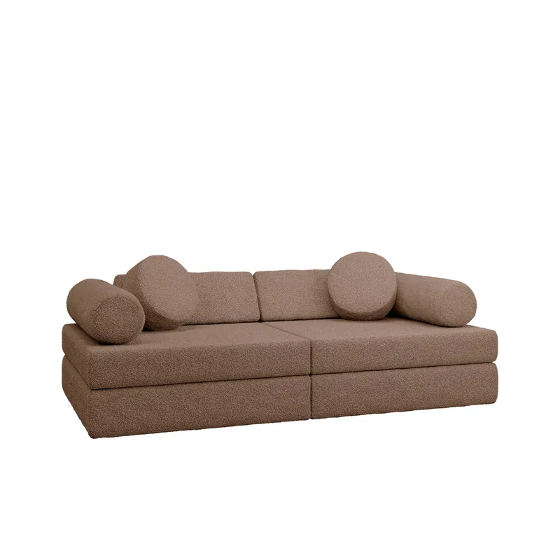 Tharosin 2-sits Barnsoffa, brun