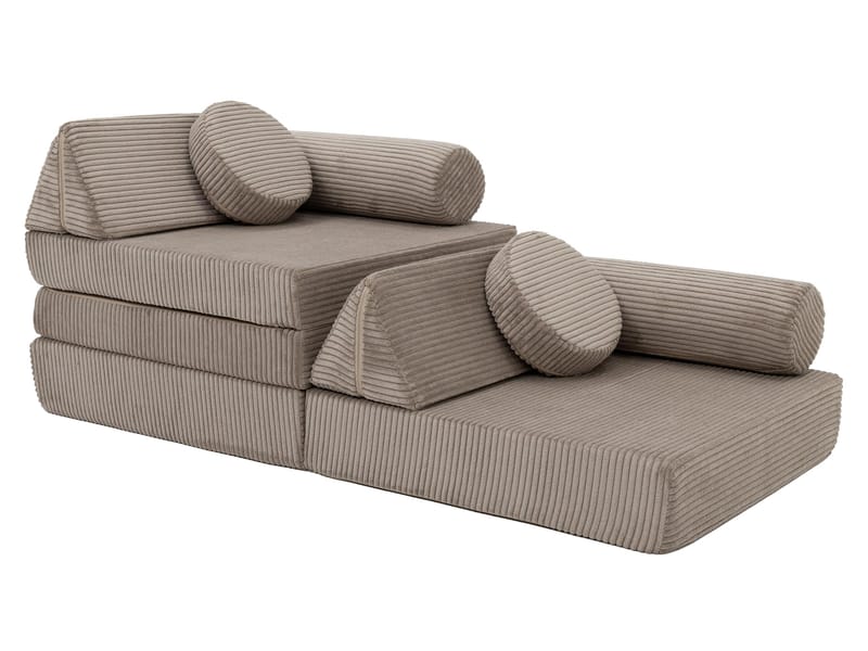 Tharosin 2-sits Barnsoffa - brun - Möbler - Barnmöbler - Barnsoffa