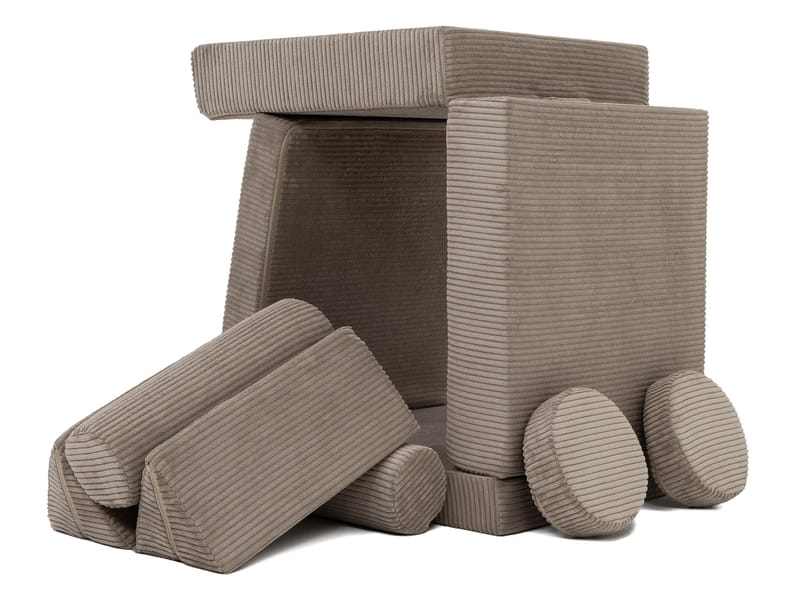 Tharosin 2-sits Barnsoffa - ljusgrå - Möbler - Barnmöbler - Barnsoffa