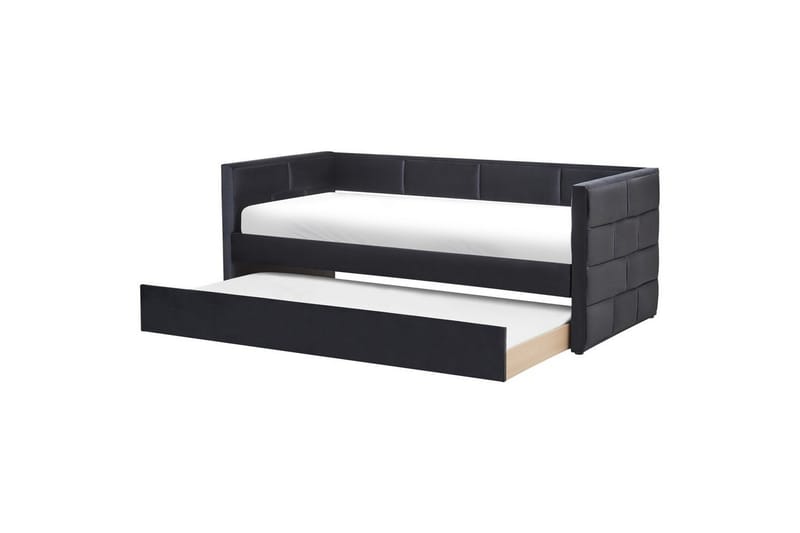 Utdragbar säng Chavonne, Svart