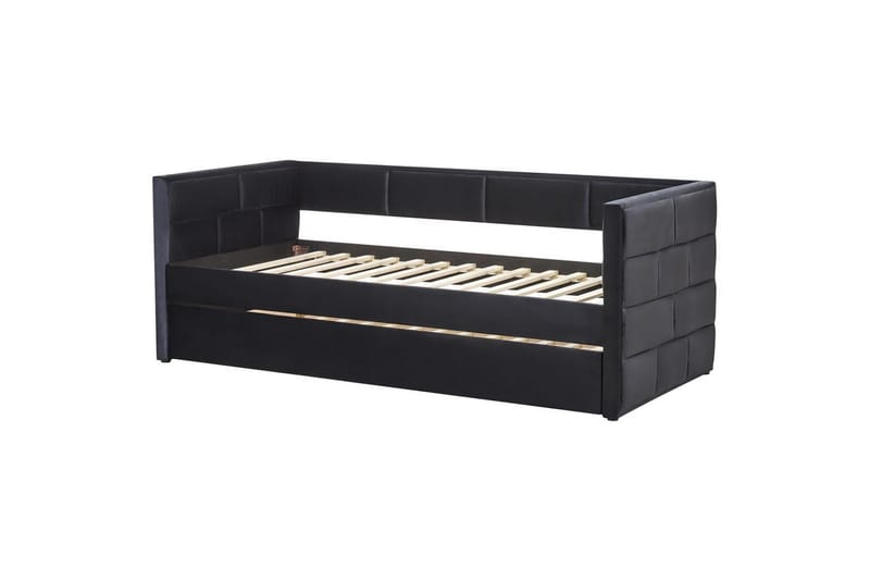 Utdragbar säng Chavonne - Svart - Möbler - Barnmöbler - Barnsäng & juniorsäng