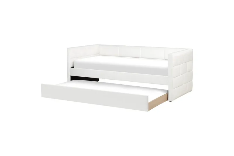 Utdragbar säng Chavonne, Vit