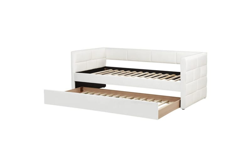 Utdragbar säng Chavonne - Vit - Möbler - Barnmöbler - Barnsäng & juniorsäng