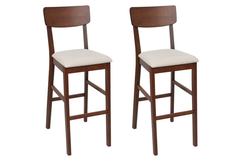 Barstol Ambler set om 2 Ljus Trä-Beige - Ljus Trä-Beige - Möbler - Bord & matgrupper