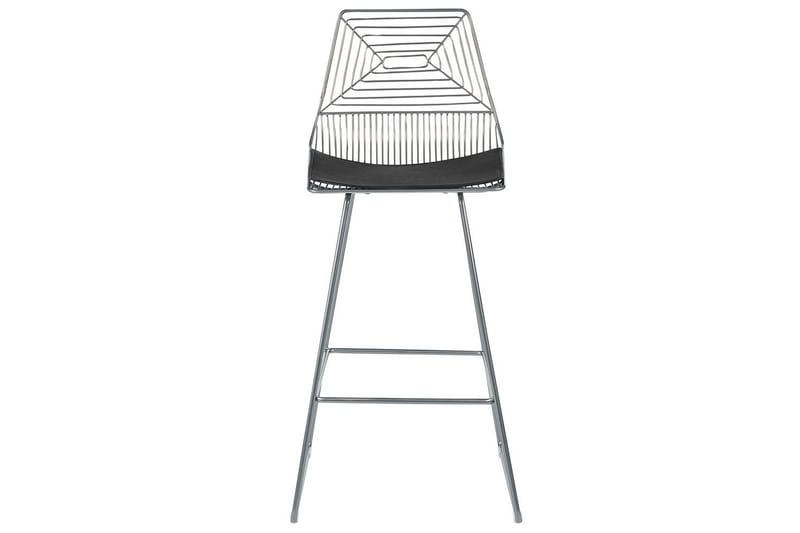 Barstol Bisbee set om 2 Silver-Svart - Silver-Svart - Möbler - Bord & matgrupper