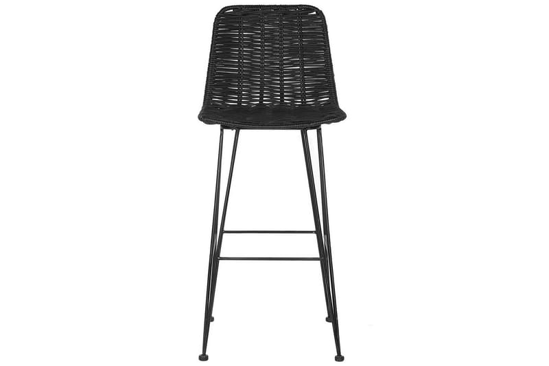 Barstol Cassita set om 2 Svart - Svart - Möbler - Stolar & fåtöljer - Barstol & barpall