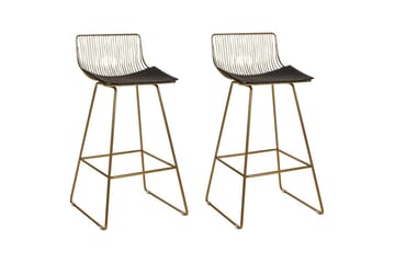 Barstol Fredonia set om 2 Guld-Svart