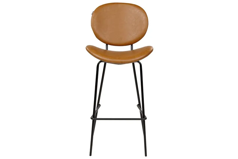 Barstol Luana set om 2 Brun-Svart - Brun-Svart - Möbler - Stolar & fåtöljer - Barstol & barpall