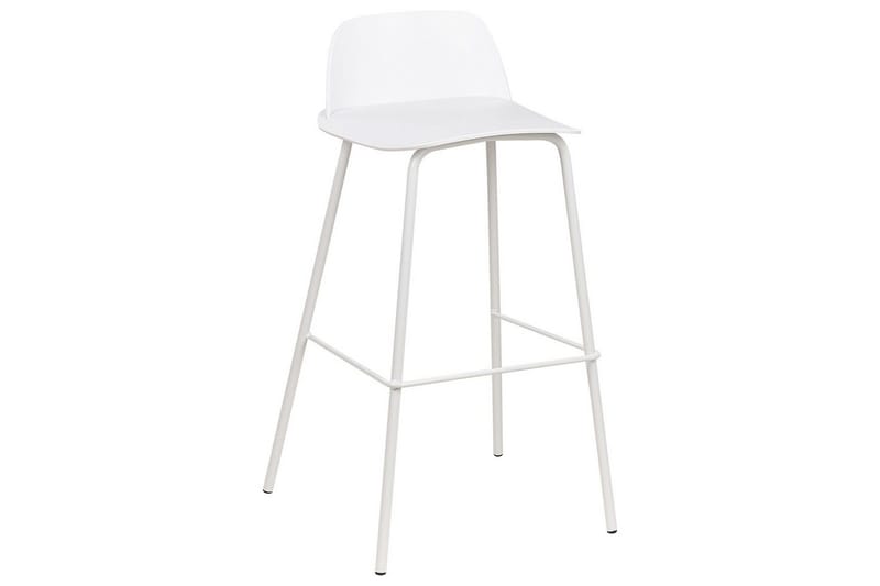 Barstol Mora set om 4 Vit - Vit - Möbler - Stolar & fåtöljer - Barstol & barpall