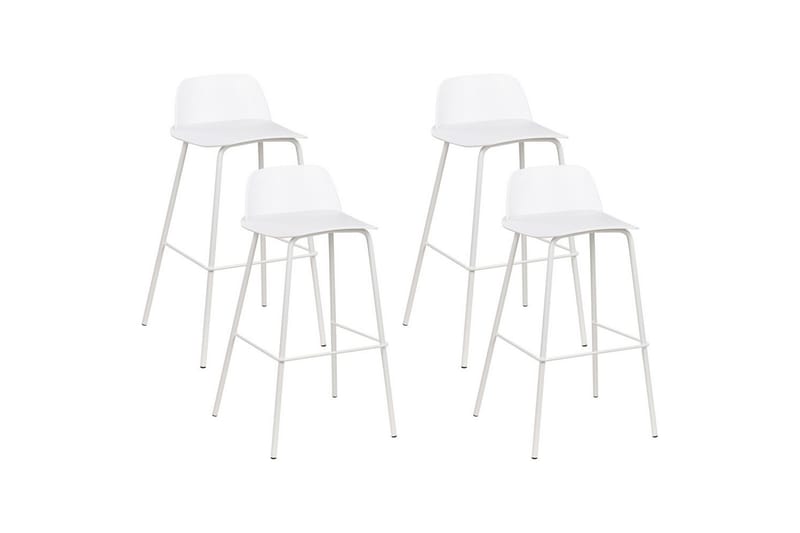 Barstol Mora set om 4 Vit, Vit