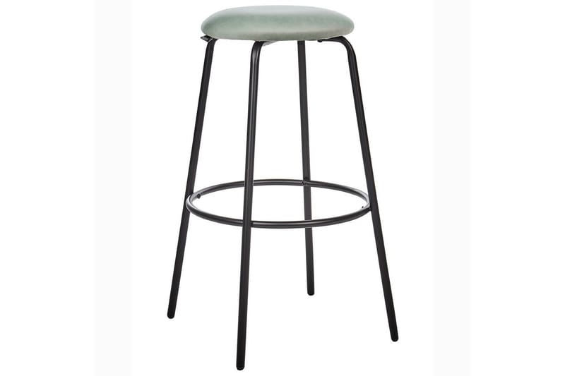 Barstol Morton set om 2 Grön-Svart - Grön-Svart - Möbler - Bord & matgrupper
