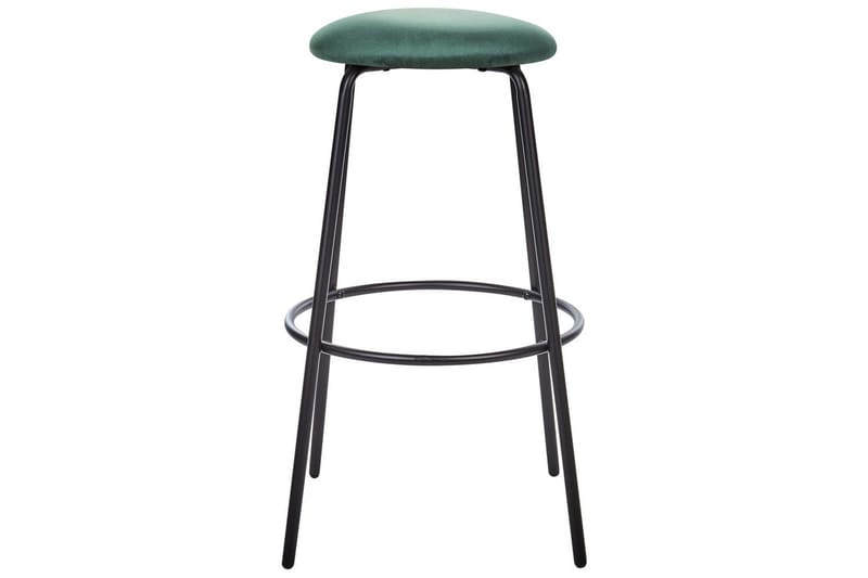 Barstol Morton set om 2 Smaragdgrön-Svart - Smaragdgrön-Svart - Möbler - Stolar & fåtöljer - Barstol & barpall