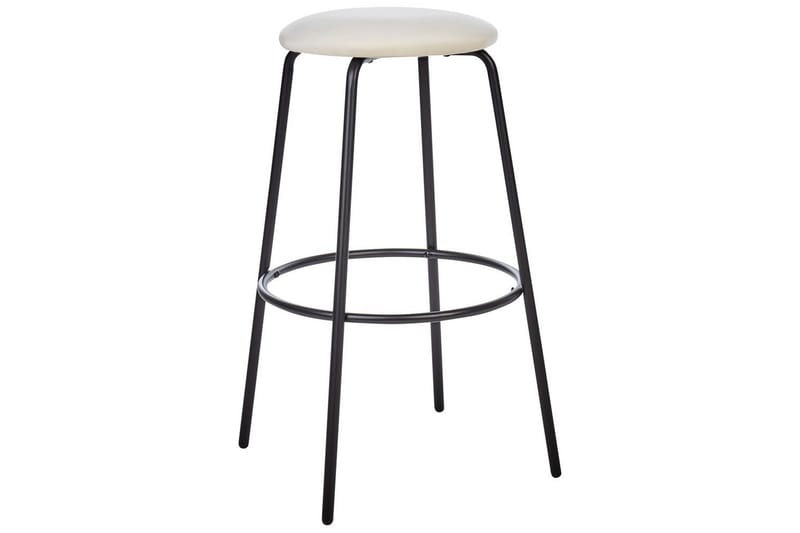 Barstol Morton set om 2 Vit-Svart - Vit-Svart - Möbler - Bord & matgrupper