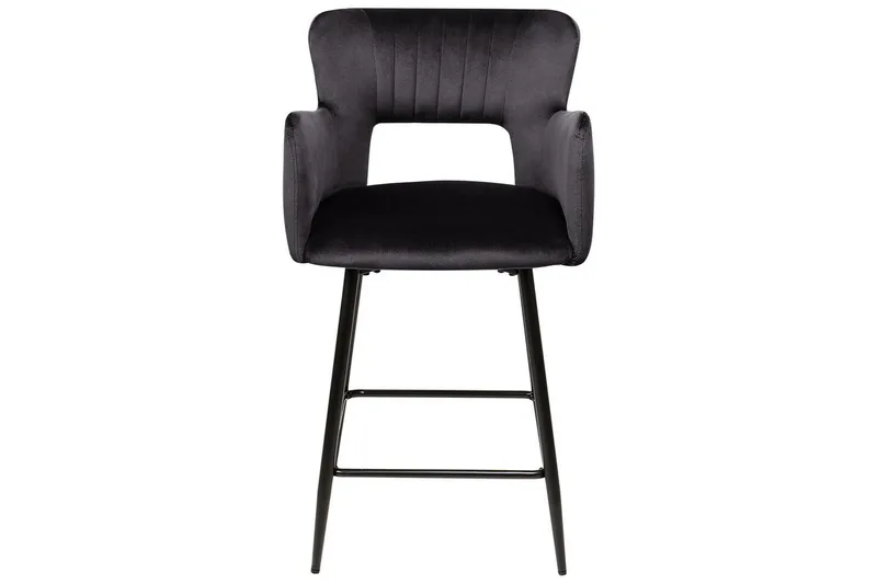 Barstol Sanilac set om 2 Svart - Svart - Möbler - Stolar & fåtöljer - Barstol & barpall