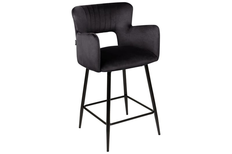Barstol Sanilac set om 2 Svart - Svart - Möbler - Stolar & fåtöljer - Barstol & barpall