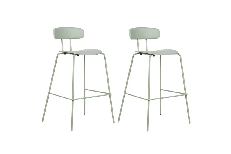 Barstol Sibley set om 2 Ljusgrön, Ljusgrön