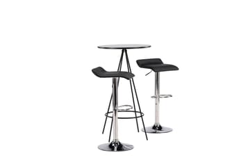 Bistro Barbord 60 cm med 2 Jonna Matstol Svart - Möbler - Bord & matgrupper