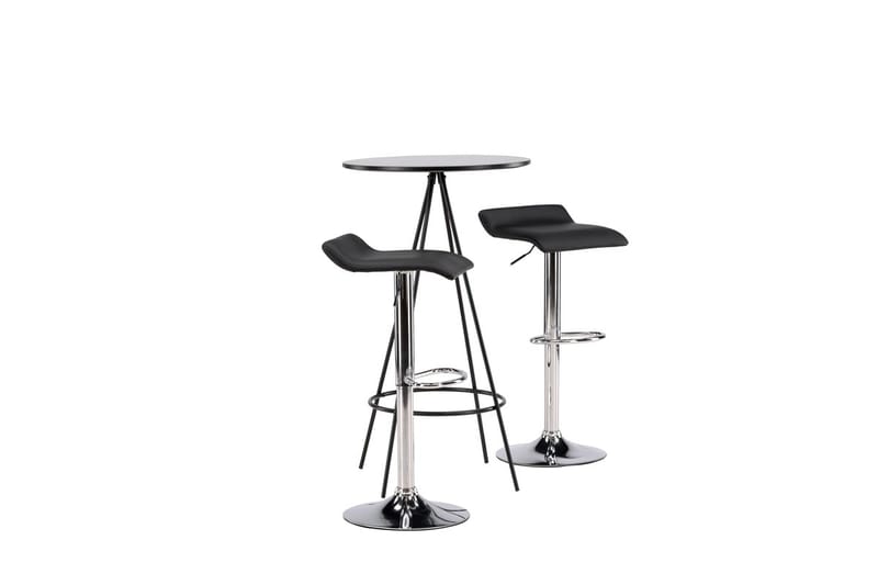 Bistro Barbord 60 cm med 2 Jonna Matstol Svart - Möbler - Bord & matgrupper