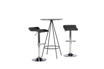 Bistro Barbord 60 cm med 2 Jonna Matstol Svart - Möbler - Bord & matgrupper